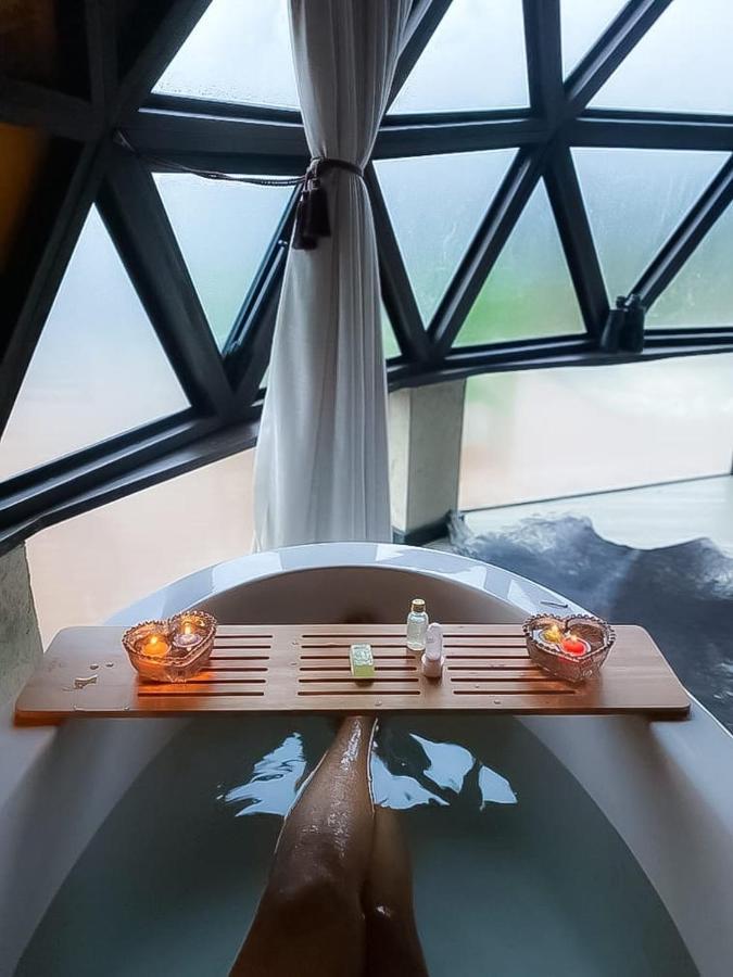 The Space - Welcome To The Sky - Domo Geodesico Villa Alfredo Wagner Ngoại thất bức ảnh
